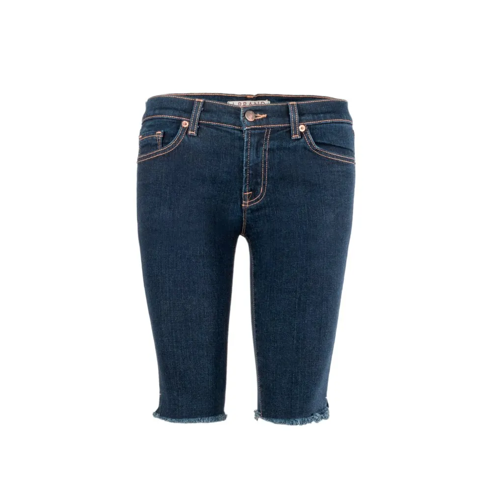 J Brand Bermuda Jeans - '10s Blue Good - Front View