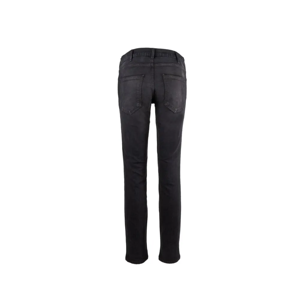 Unsigned Current/Elliott Slim Fit Studded Jeans - '10s Black Denim Good - Back View