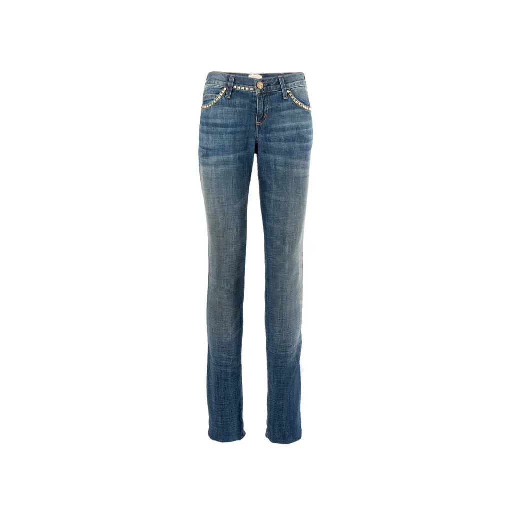 Unsigned Current/Elliott Slim Fit Jeans - '10s Blue Denim Good - Front View