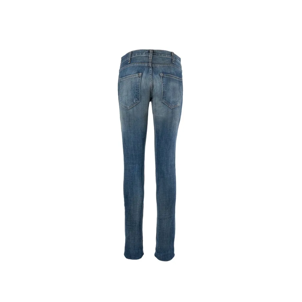 Unsigned Current/Elliott Slim Fit Jeans - '10s Blue Denim Good - Back View