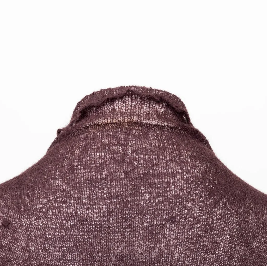 Unsigned Jucca Bolero Cardigan - '10s MultiColor Wool Good - Inside View