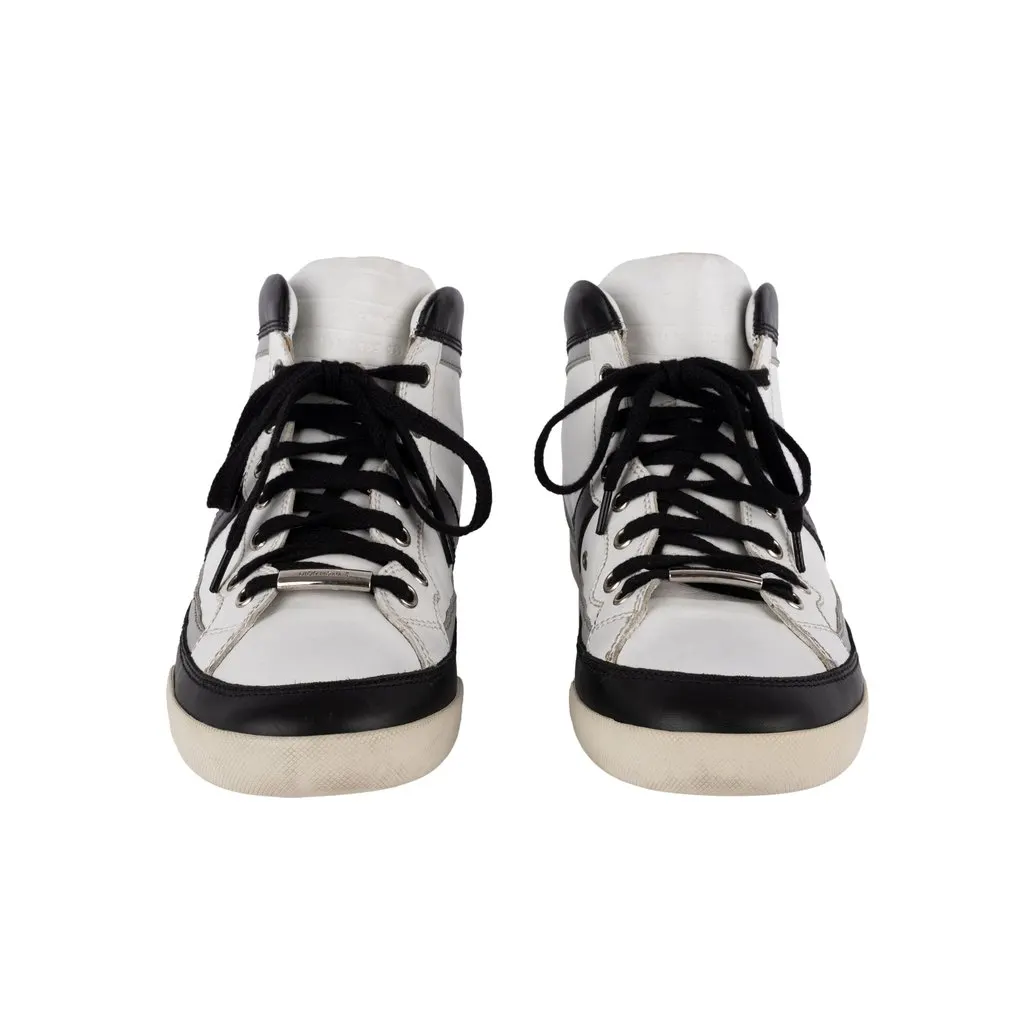 Dior Black and White Sneakers - '10s Black Good - Back View