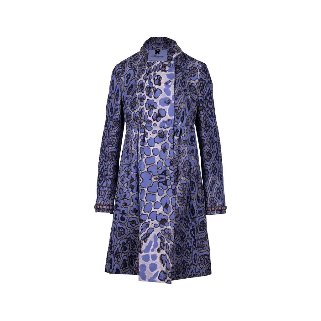 Blumarine Printed Coat - '10s Red Good - Front View