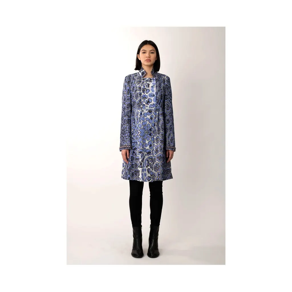 Blumarine Printed Coat - '10s Red Good - Back View