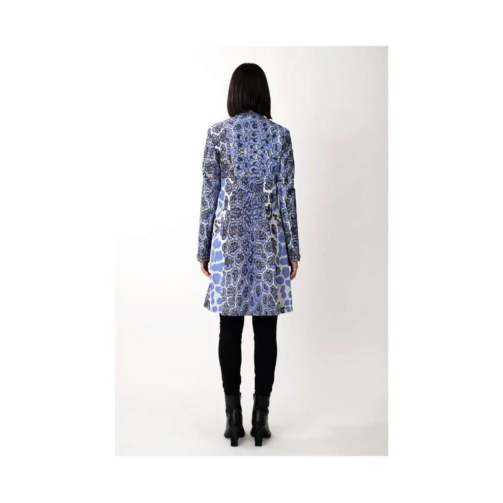 Blumarine Printed Coat - '10s Red Good - Model View