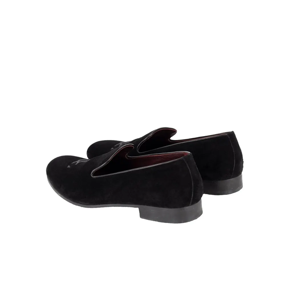 Unsigned Billionaire Boys Club Suede Loafers - '20s Black Suede Good - Inside View