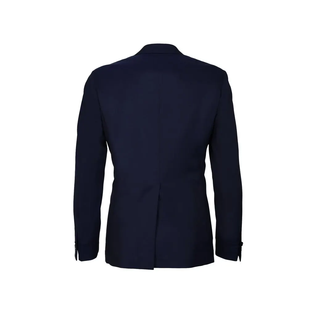 Unsigned Smart Blazer - '10s MultiColor Wool Good - Back View