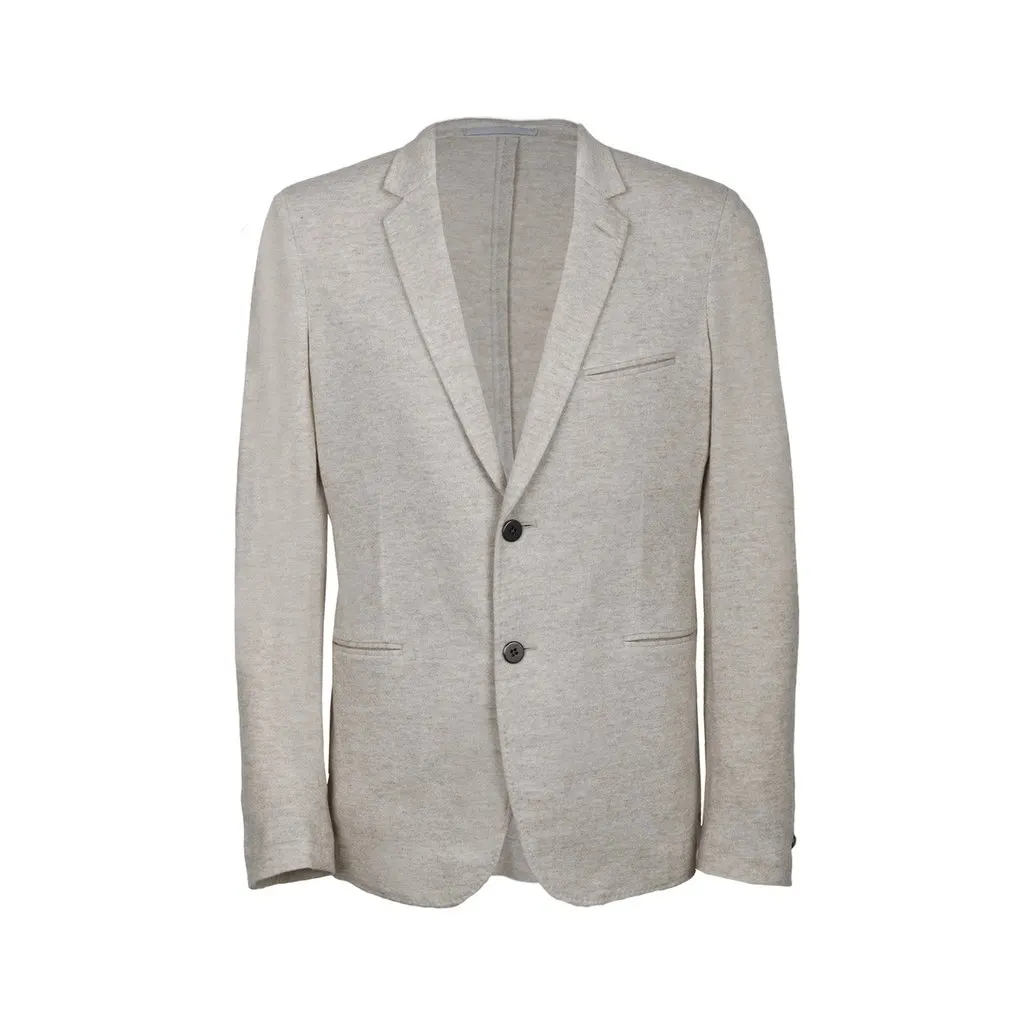 Unsigned Light Blazer - '10s MultiColor Canvas Good - Front View