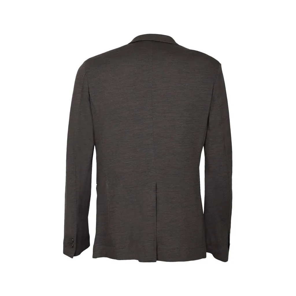 Unsigned Light Blazer - '10s MultiColor Canvas Good - Back View