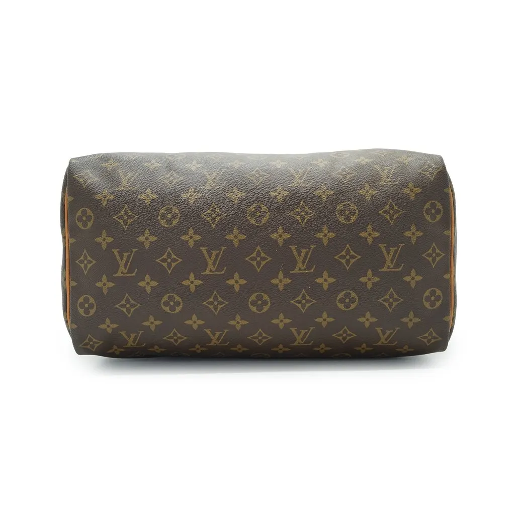Louis Vuitton Handbag Vintage Speedy Brown Canvas Good - Inside View