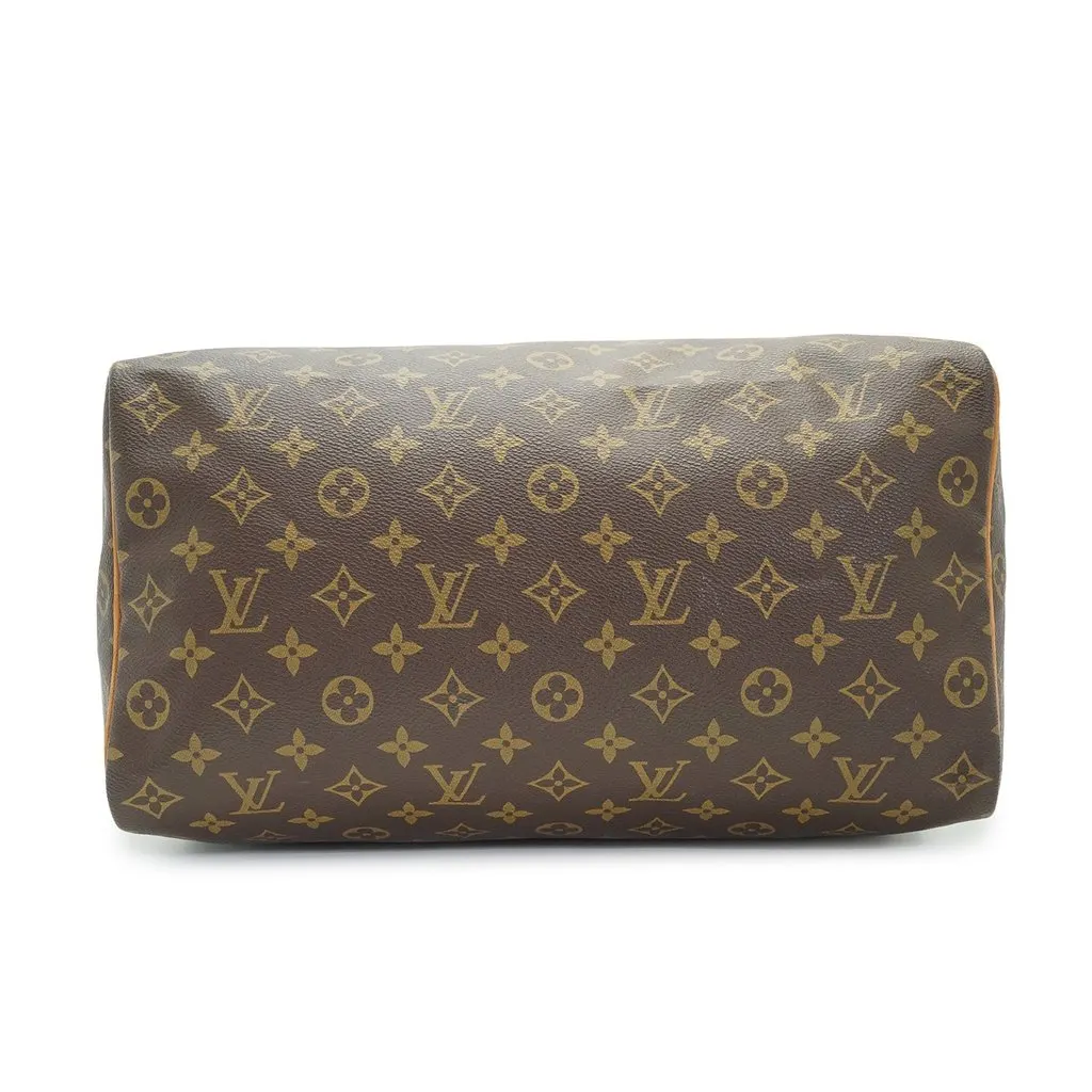 Louis Vuitton Handbag Vintage Speedy Brown Canvas Good - Inside View
