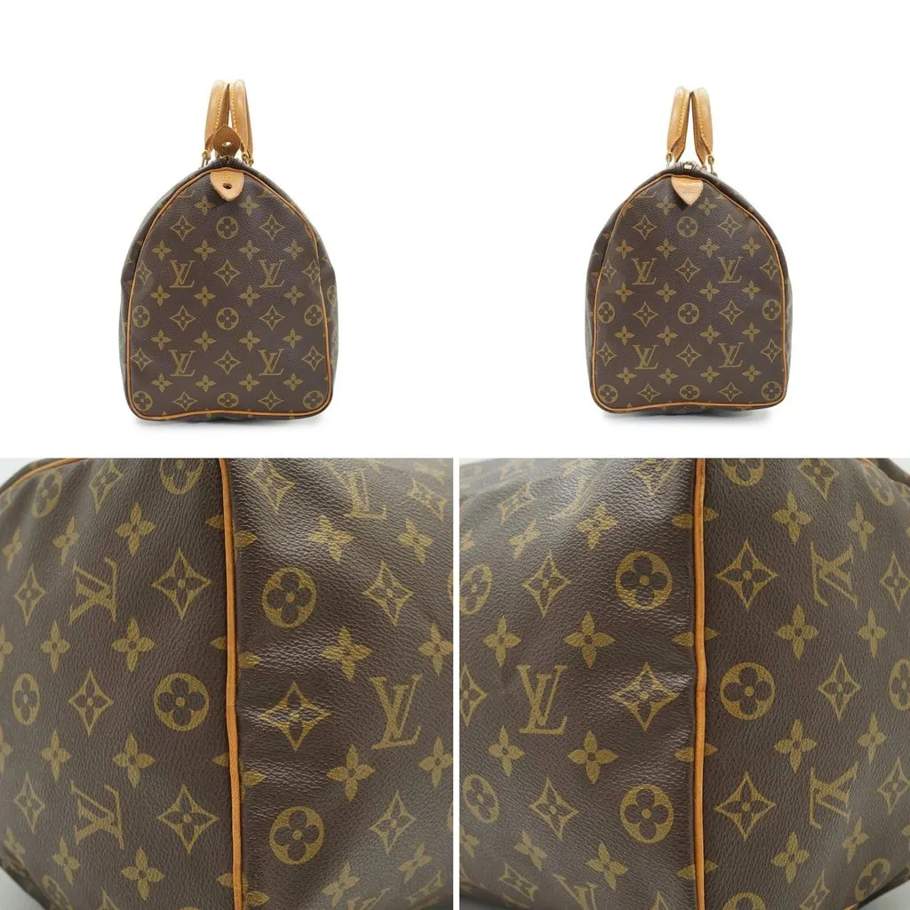 Louis Vuitton Handbag Vintage Speedy Brown Canvas Good - Model View