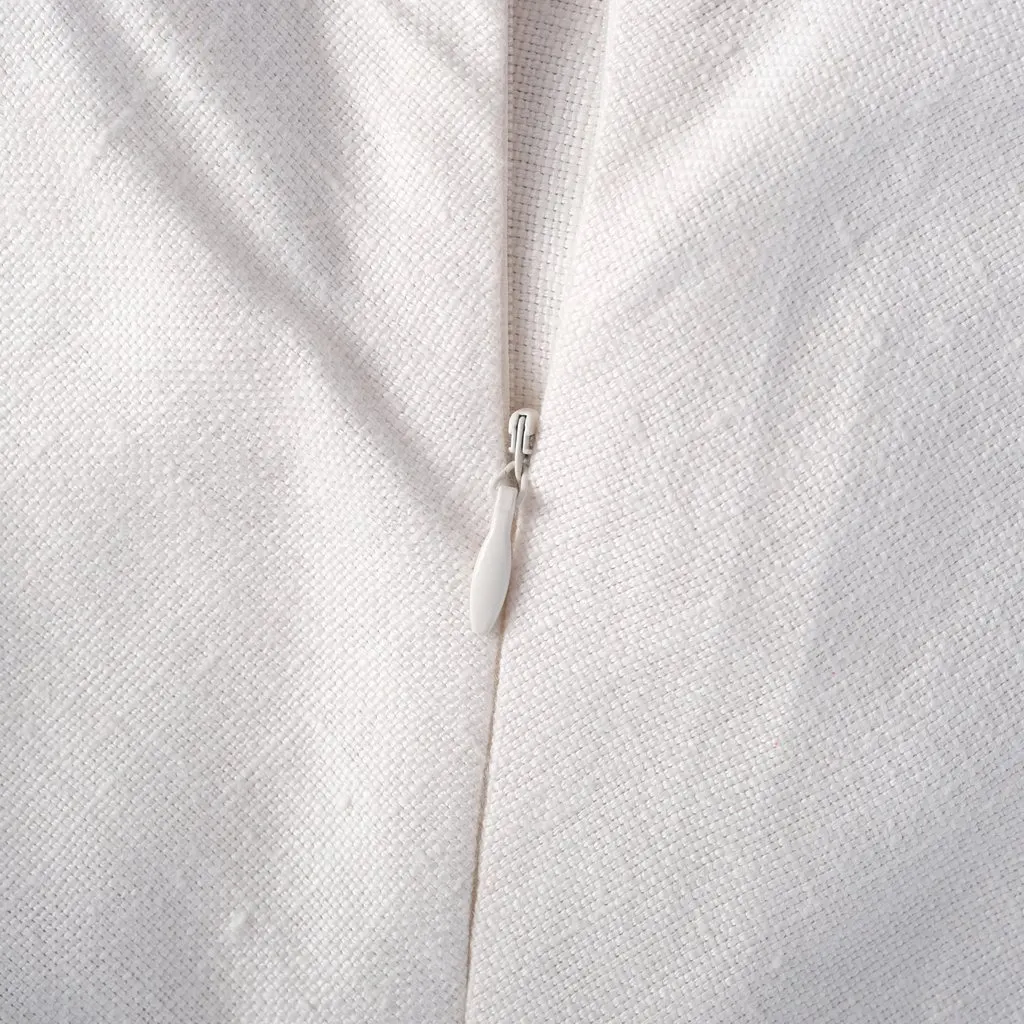 Unsigned Graphic Sunburst Linen Maxi Skirt - '10s White Linen Good - Box View