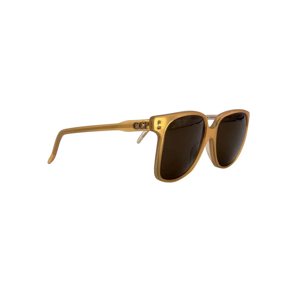 Unsigned Sunglasses Brown Good - Inside View