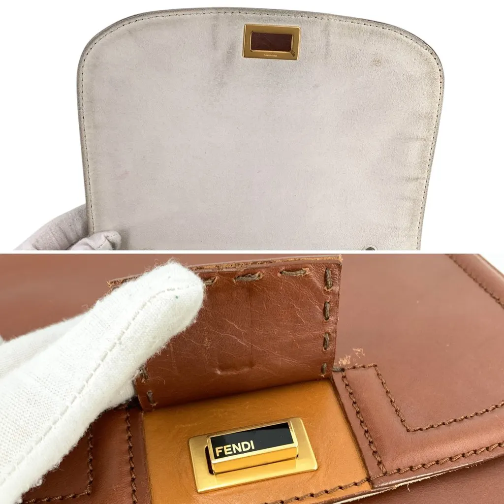 Fendi Shoulder Bag Silvana Navy Small | Libas Collective
