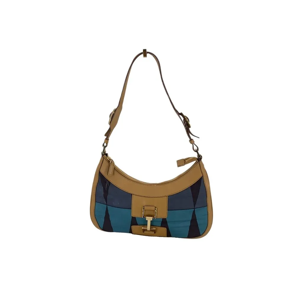 Gucci Hobos Vintage Jackie MultiColor Canvas Good - Front View