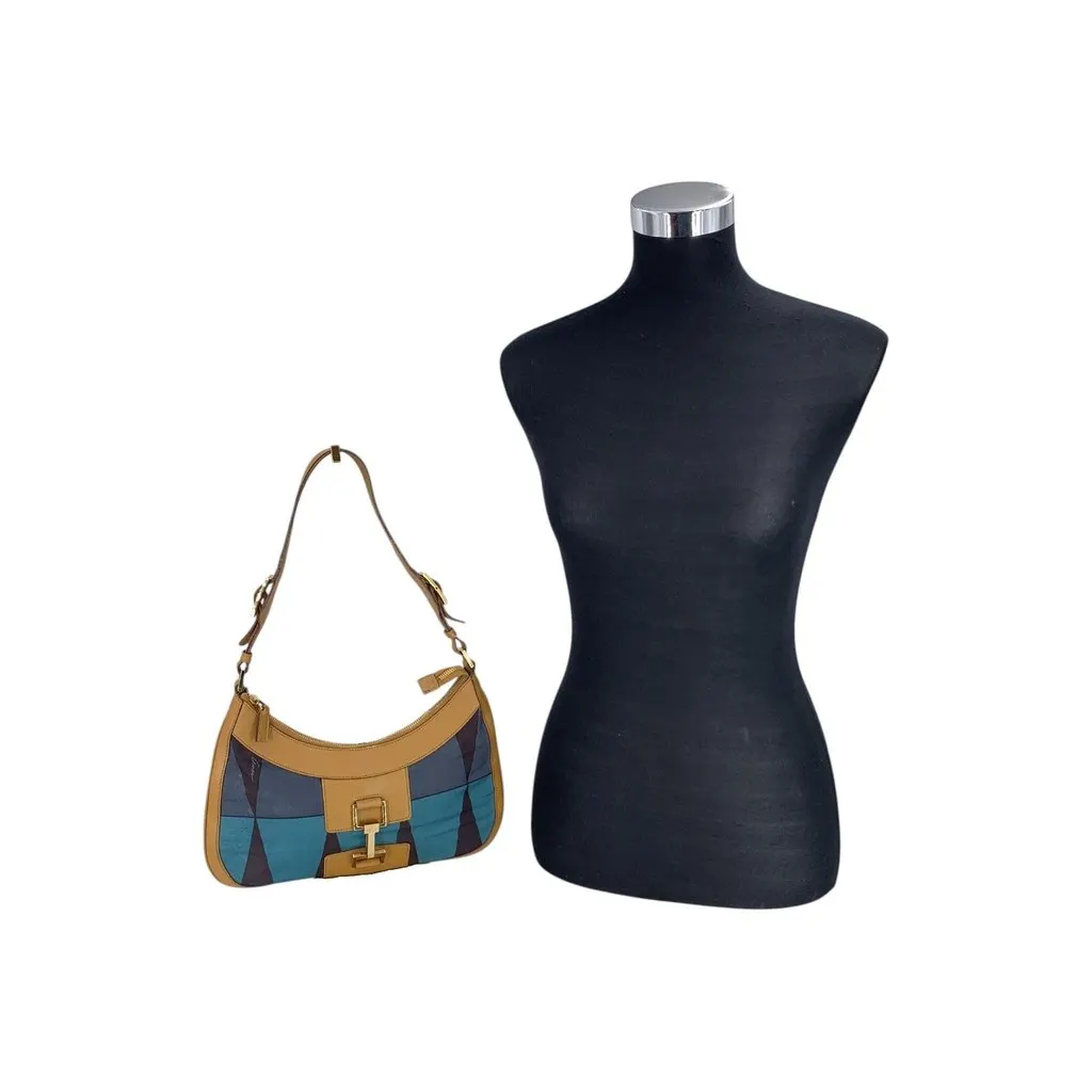 Gucci Hobos Vintage Jackie MultiColor Canvas Good - Back View