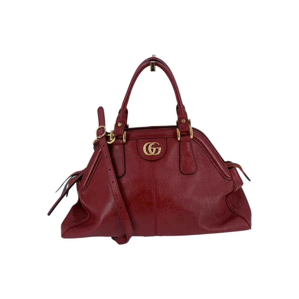 Gucci Handbag Re(belle) Red Leather Good - Front View