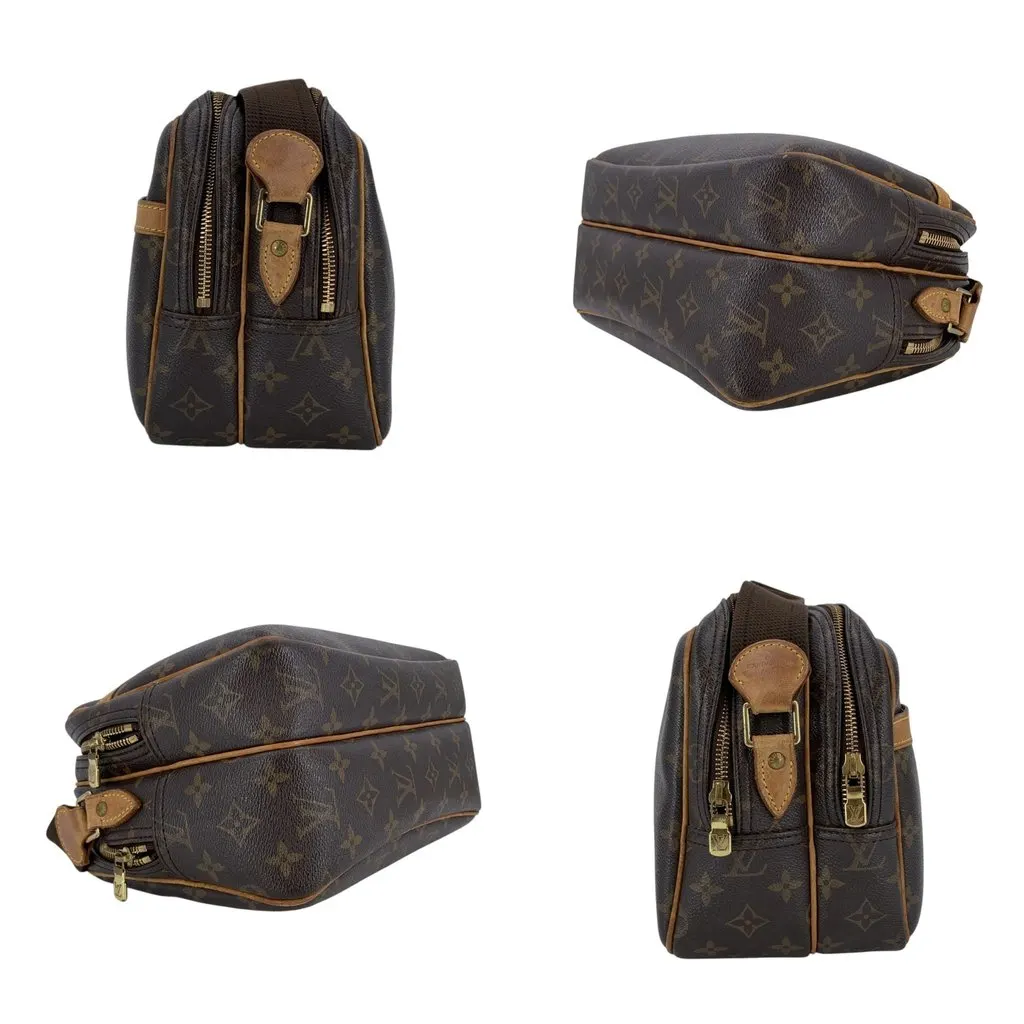 Louis Vuitton Crossbody Bag Vintage Reporter Gold Canvas Good - Box View