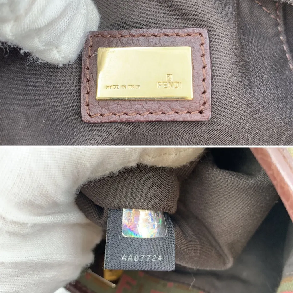 Fendi Handbag Vintage Zucchino Tote Green | Libas Collective