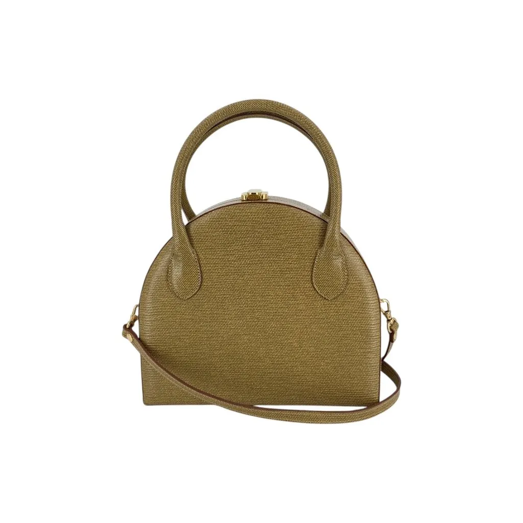 Fendi Handbag Vintage Dome Red Canvas Good - Front View