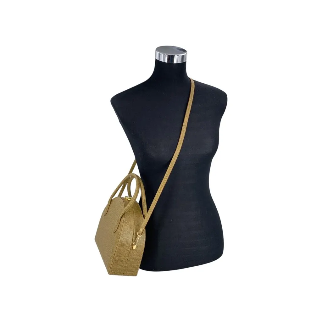 Fendi Handbag Vintage Dome Red Canvas Good - Back View