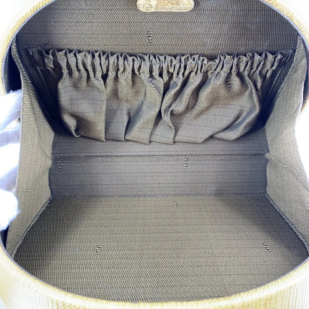 Fendi Handbag Vintage Dome Red Canvas Good - Box View