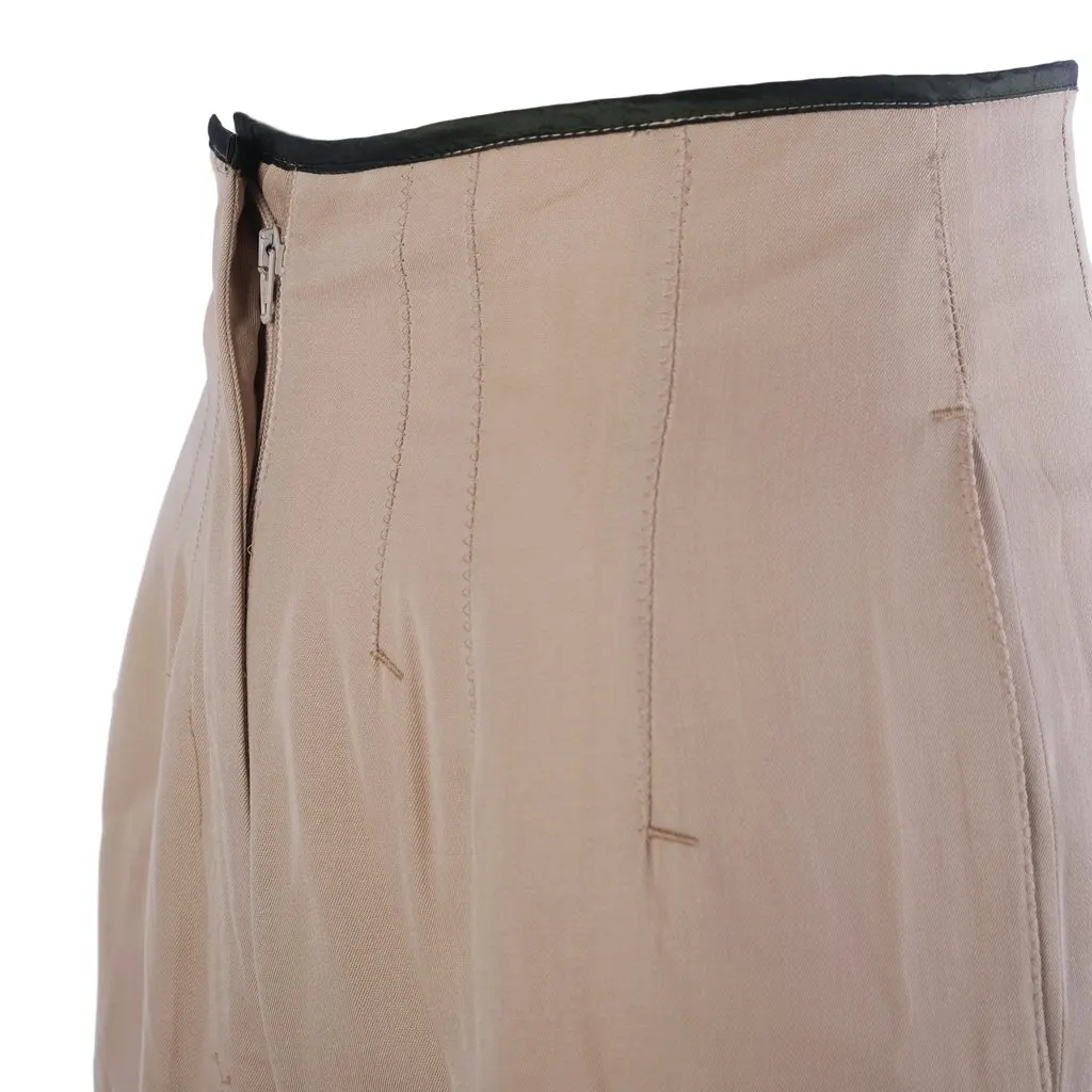 Jean Paul Gaultier Femme High-Waisted Wide-Leg Tailored Trousers - '90s Red Good - Box View