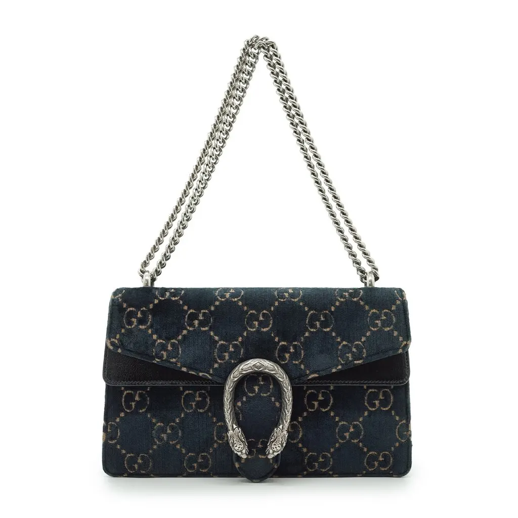 Gucci Shoulder Bag Dionysus Red Velvet Good - Front View