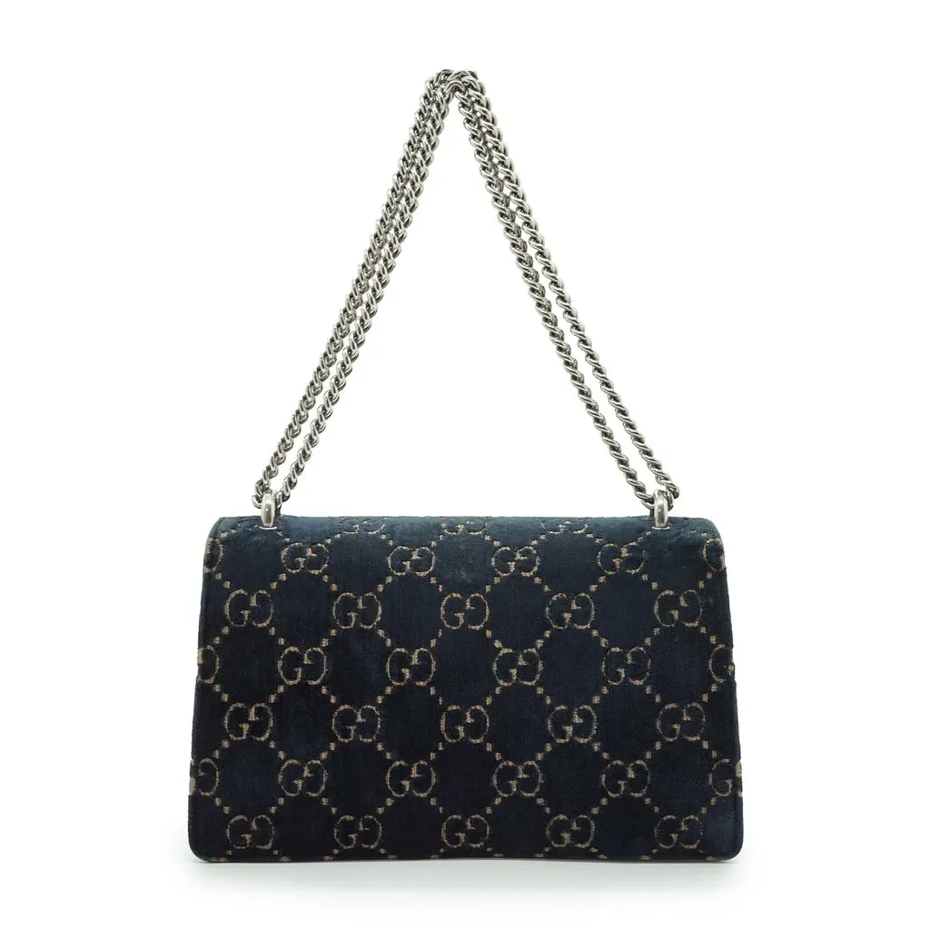 Gucci Shoulder Bag Dionysus Red Velvet Good - Back View