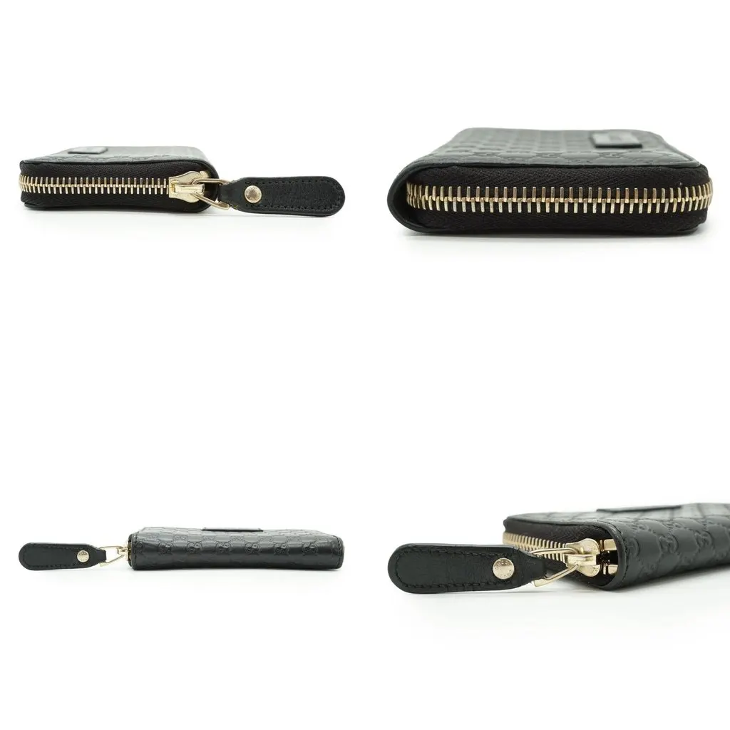 Gucci Wallet Black Leather Good - Inside View
