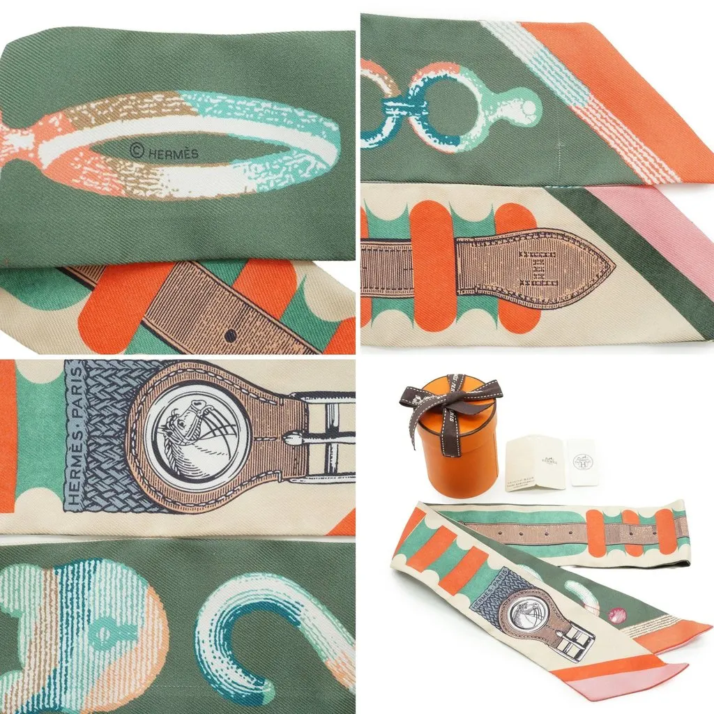 Hermès Scarf MultiColor Silk Good - Box View