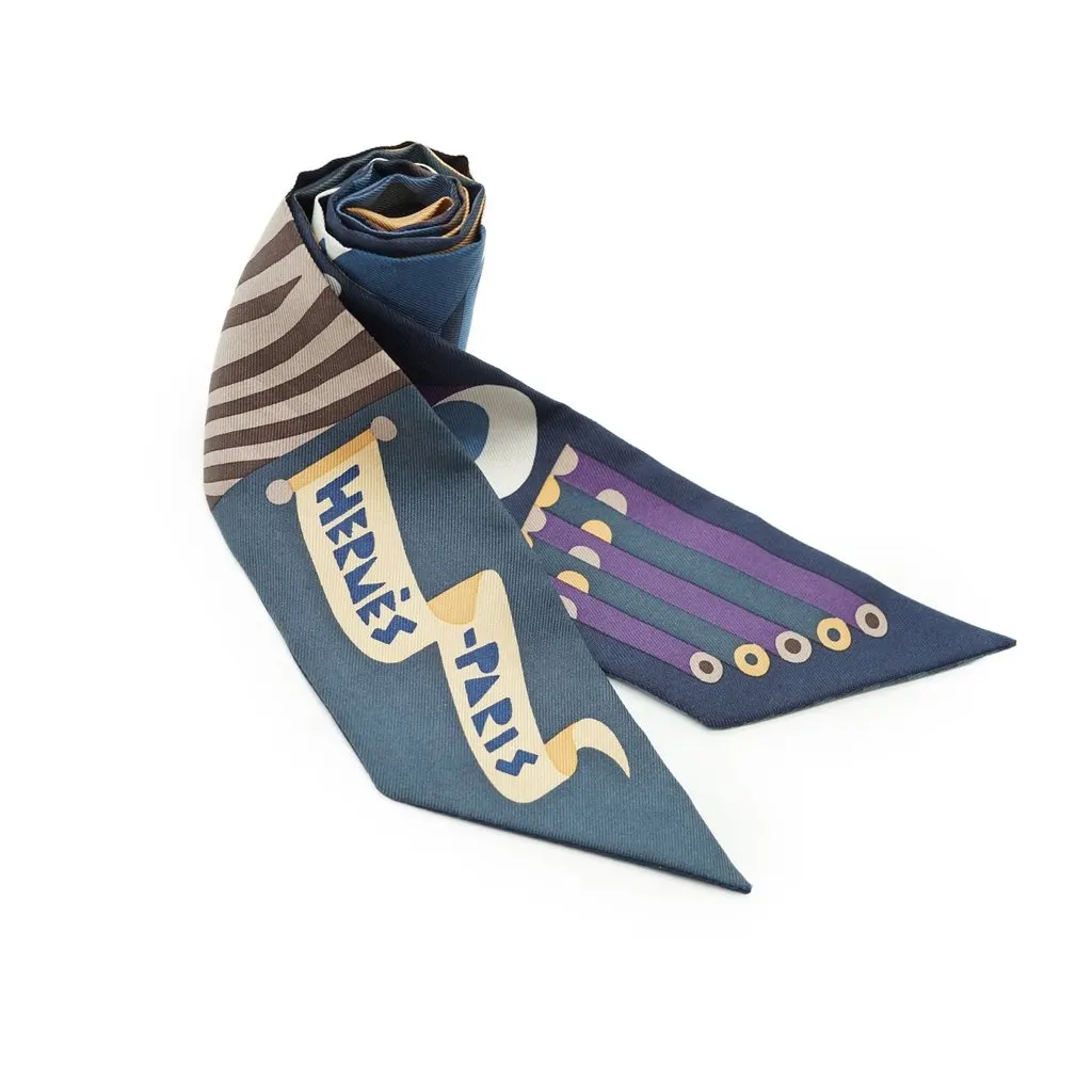 Hermès Scarf MultiColor Silk Good - Front View