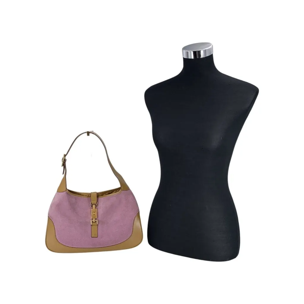Gucci Hobos Jackie MultiColor Suede Good - Back View