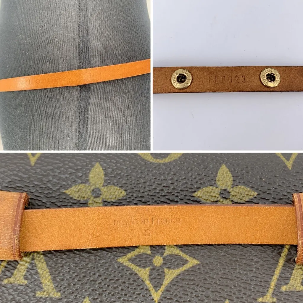 Louis Vuitton Clutch Bag Vintage Florentine Brown Canvas Good - Model View