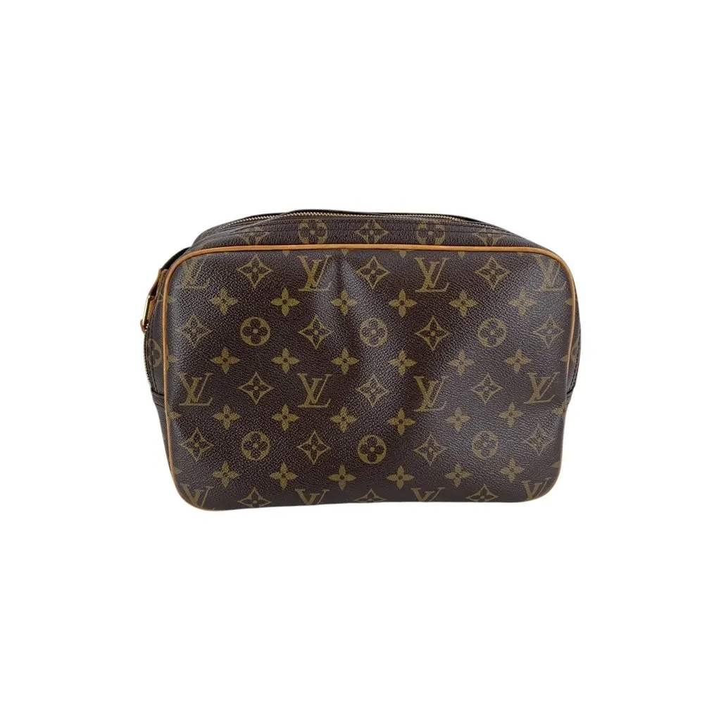 Louis Vuitton Crossbody Bag Vintage Reporter Beige Canvas Good - Inside View