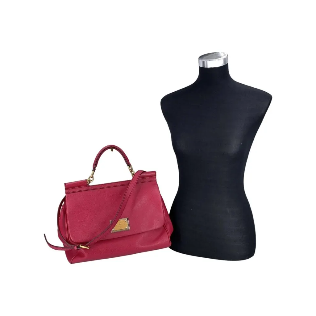 Dolce & Gabbana Shoulder Bag Dauphine MultiColor Leather Good - Back View