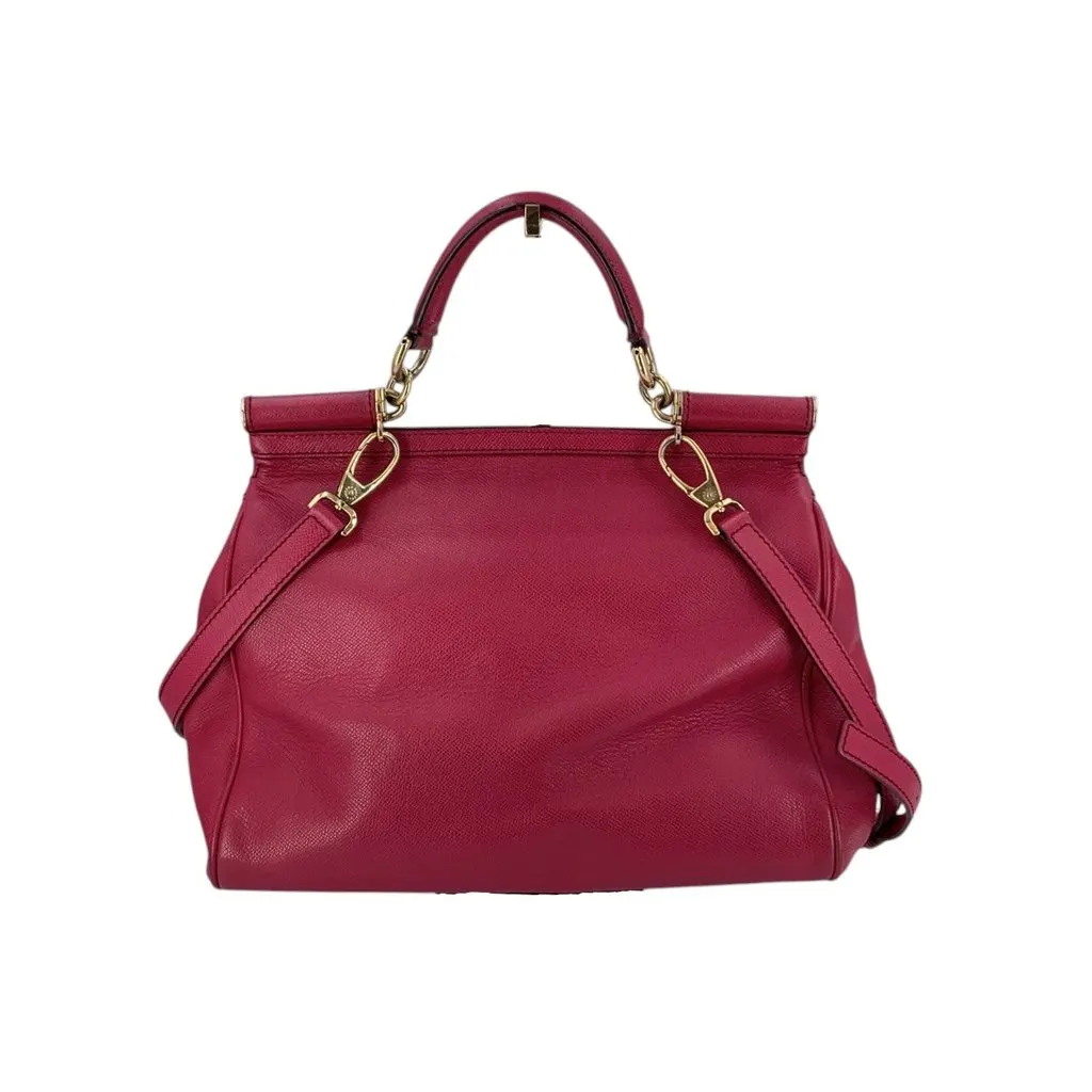 Dolce & Gabbana Shoulder Bag Dauphine MultiColor Leather Good - Inside View