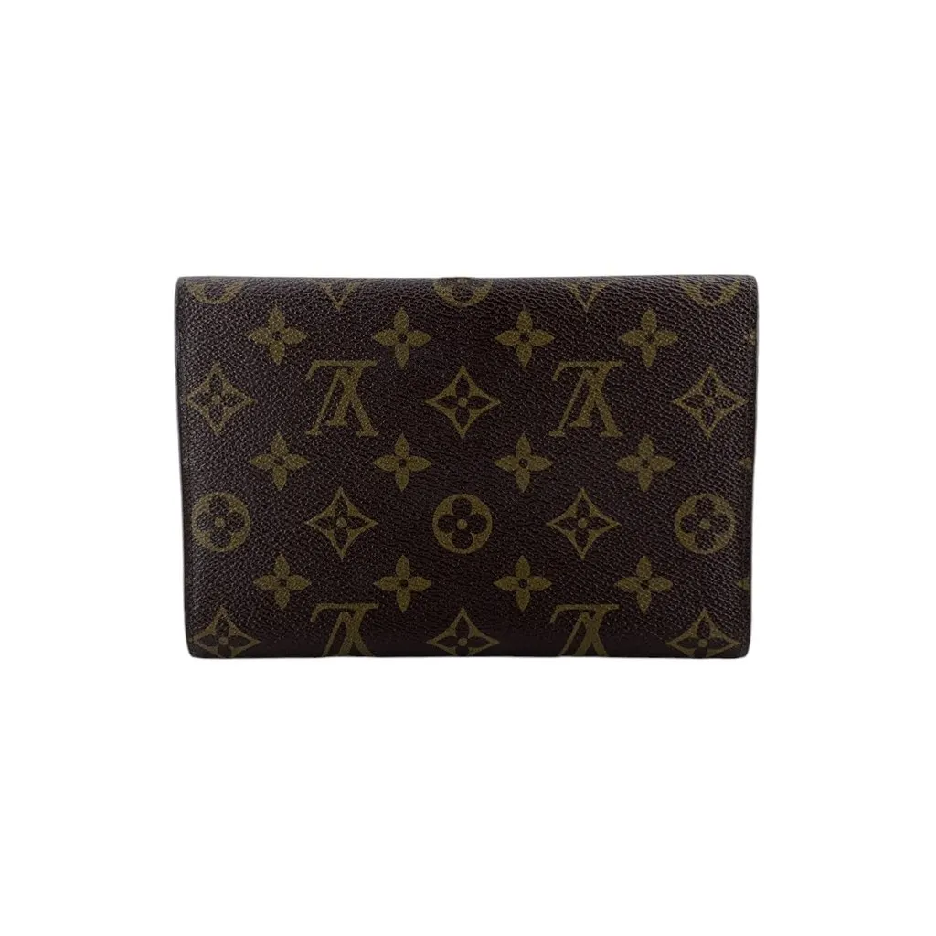 Louis Vuitton Wallet Brown Canvas Good - Back View