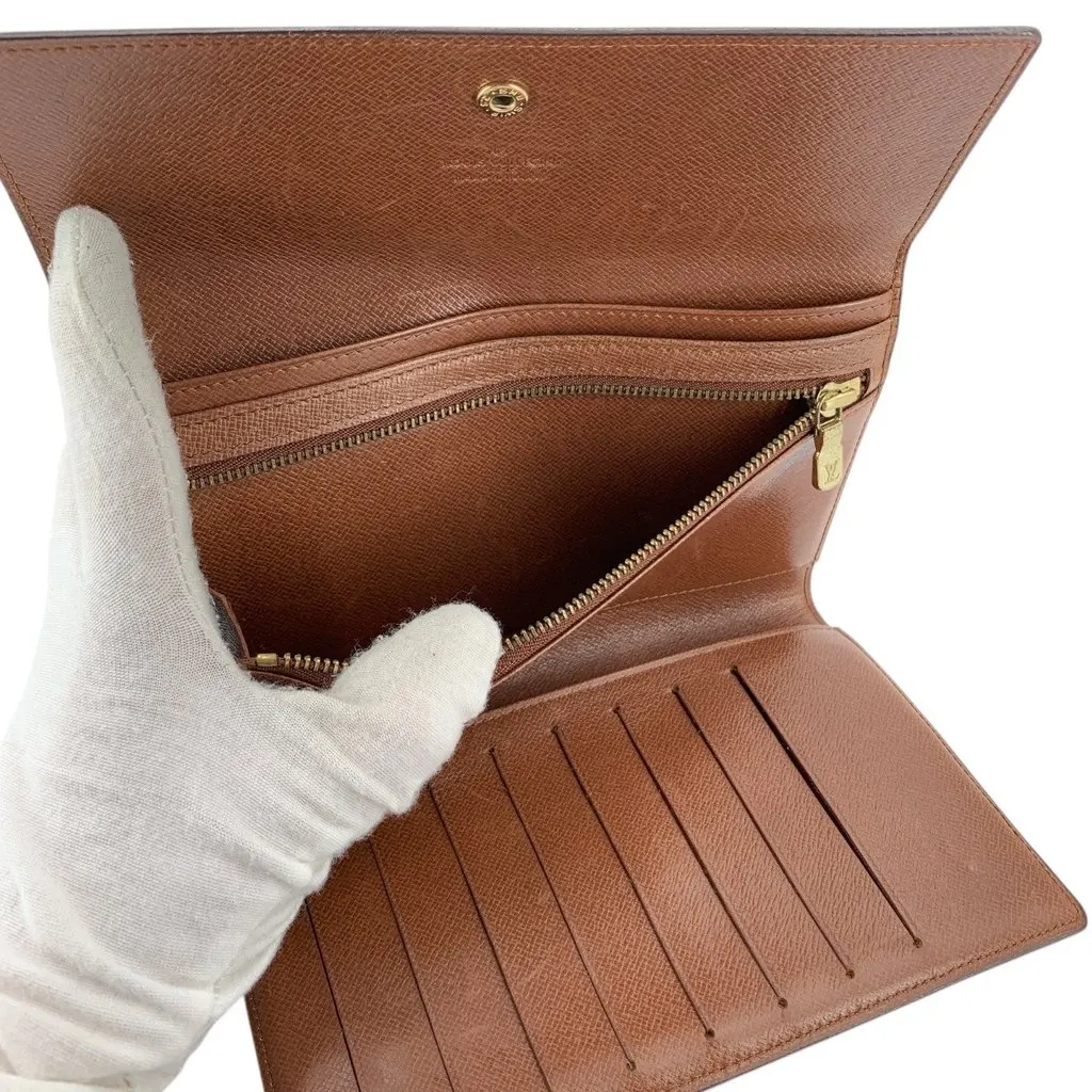 Louis Vuitton Wallet Brown Canvas Good - Box View