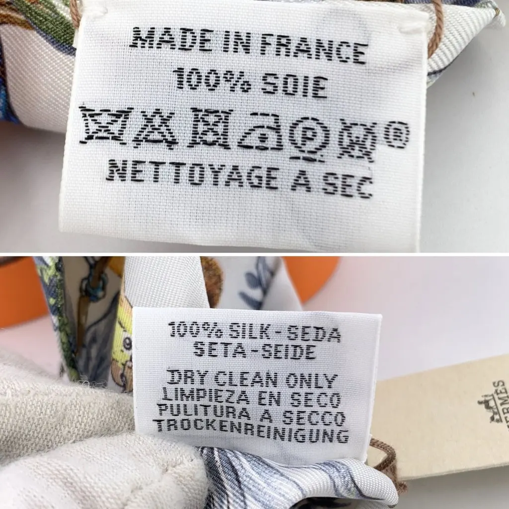 Hermès Scarf Grey Silk Good - Box View