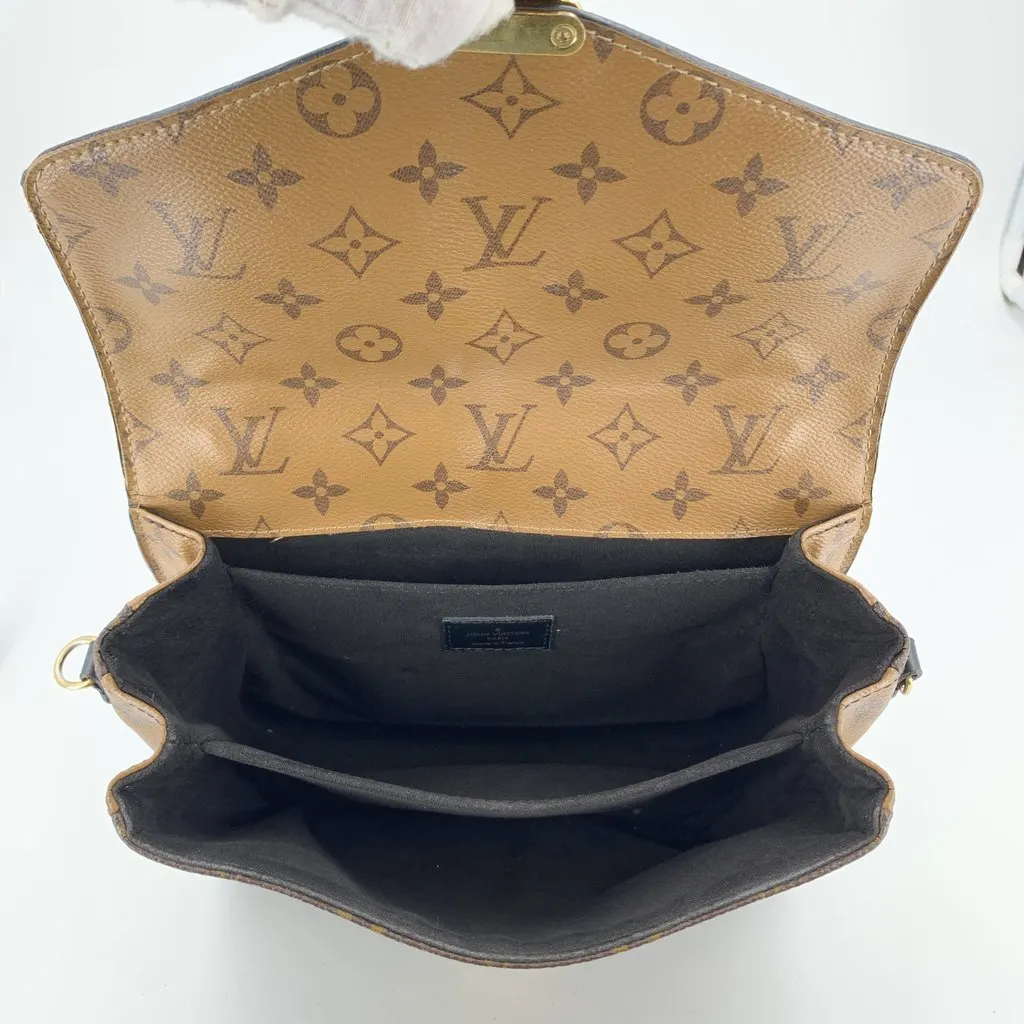 Louis Vuitton Shoulder Bag Metis Brown Canvas Good - Box View