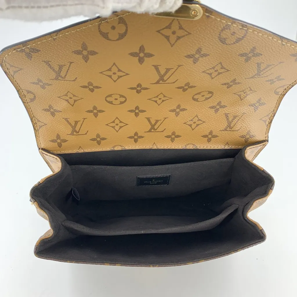 Louis Vuitton Shoulder Bag Metis Black Canvas Good - Box View