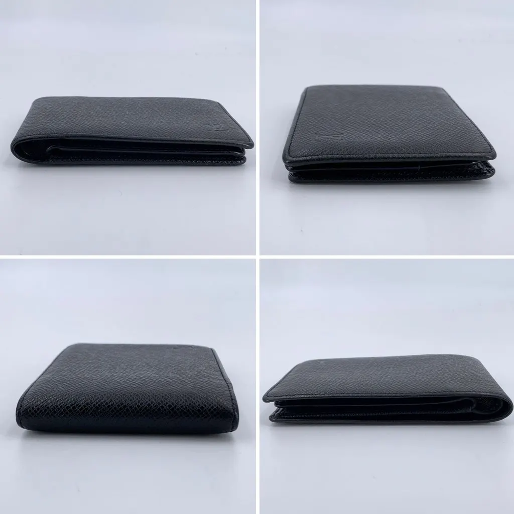 Louis Vuitton Wallet Black Leather Good - Inside View