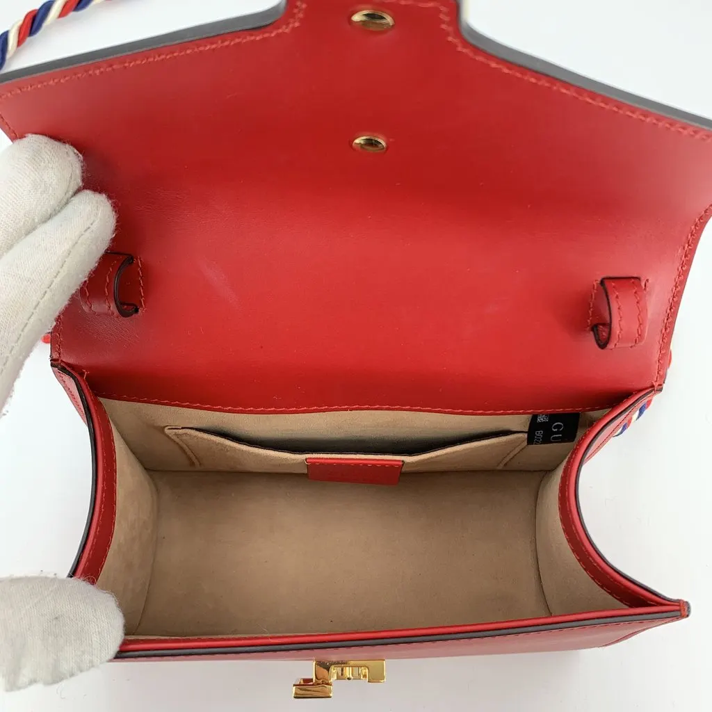 Gucci Handbag Sylvie White Leather Good - Box View
