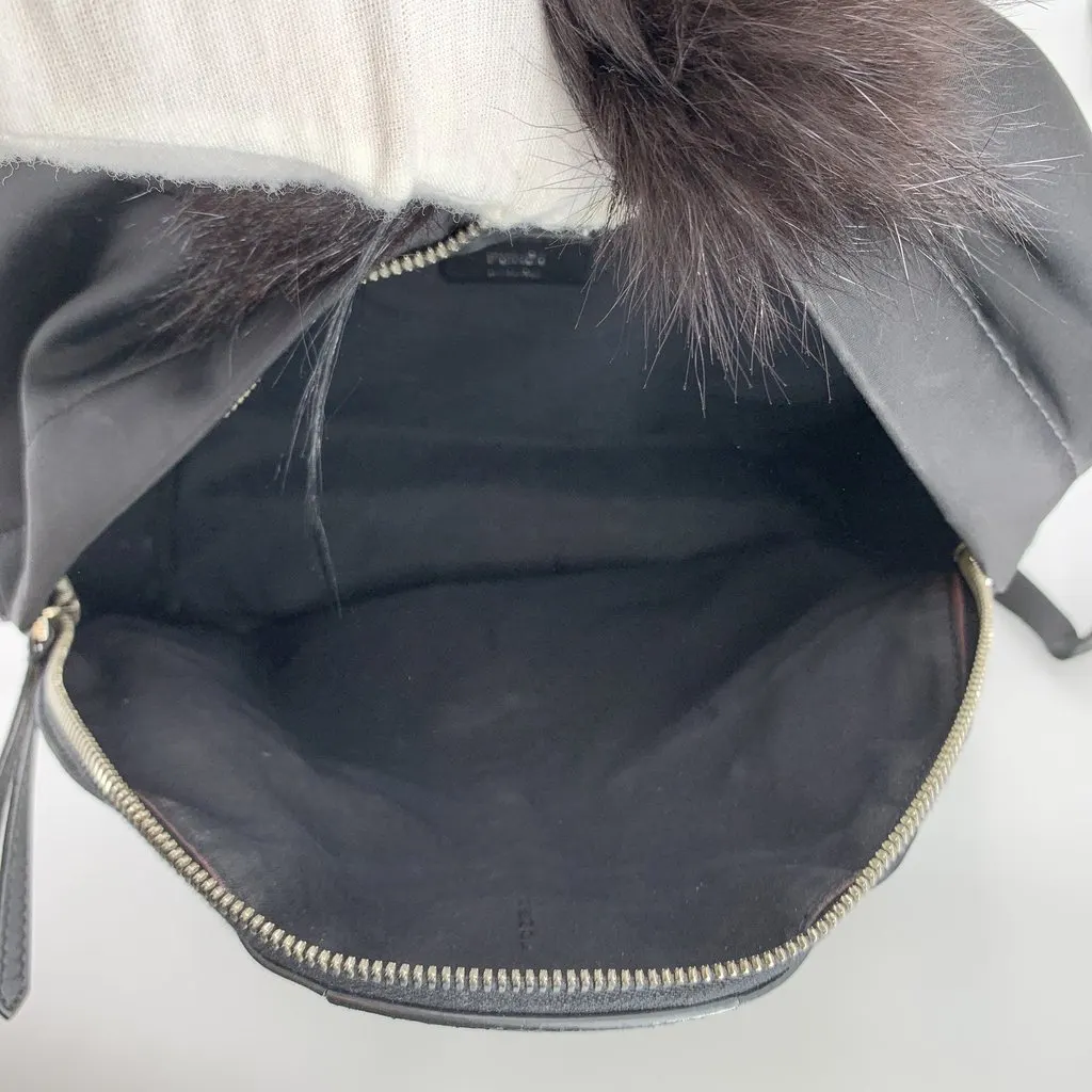 Fendi Backpack Monster Black Polyamide Good - Box View