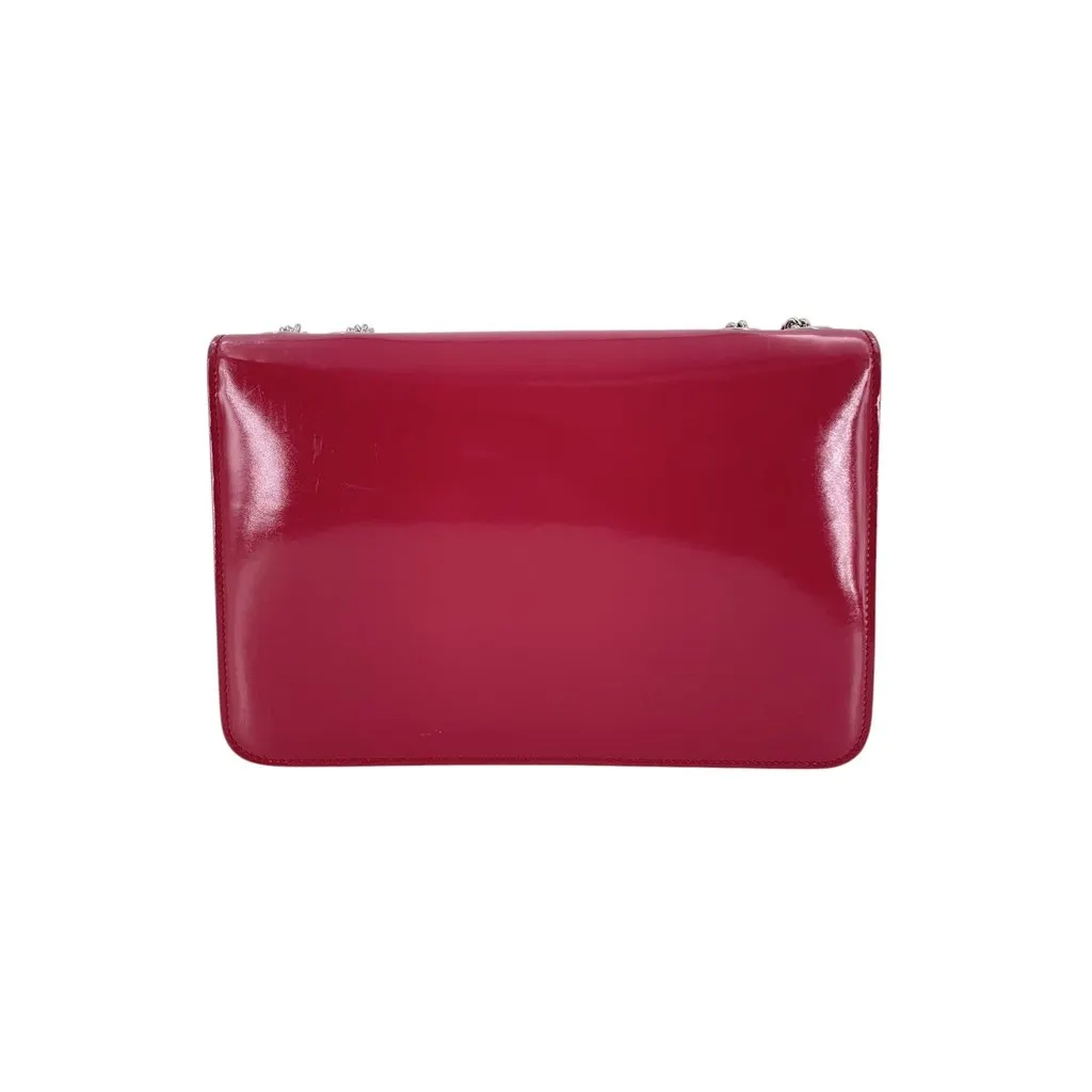 Gucci Shoulder Bag Interlocking Pink Leather Good - Inside View
