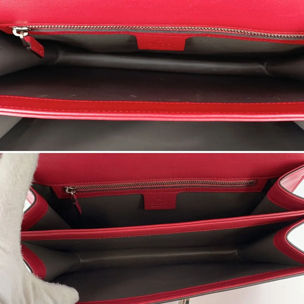 Gucci Shoulder Bag Interlocking Pink Leather Good - Box View