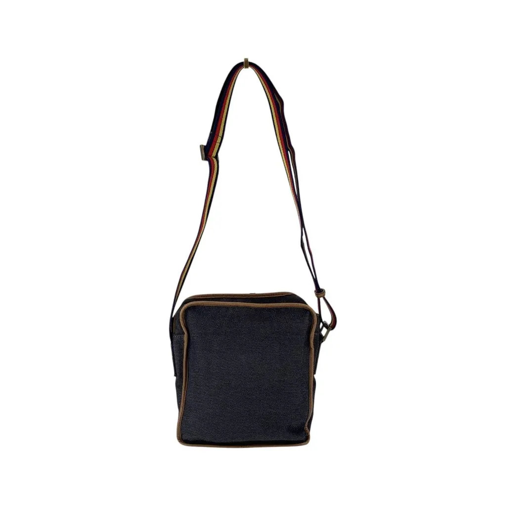 Fendi Crossbody Bag Messenger Brown Denim Good - Inside View