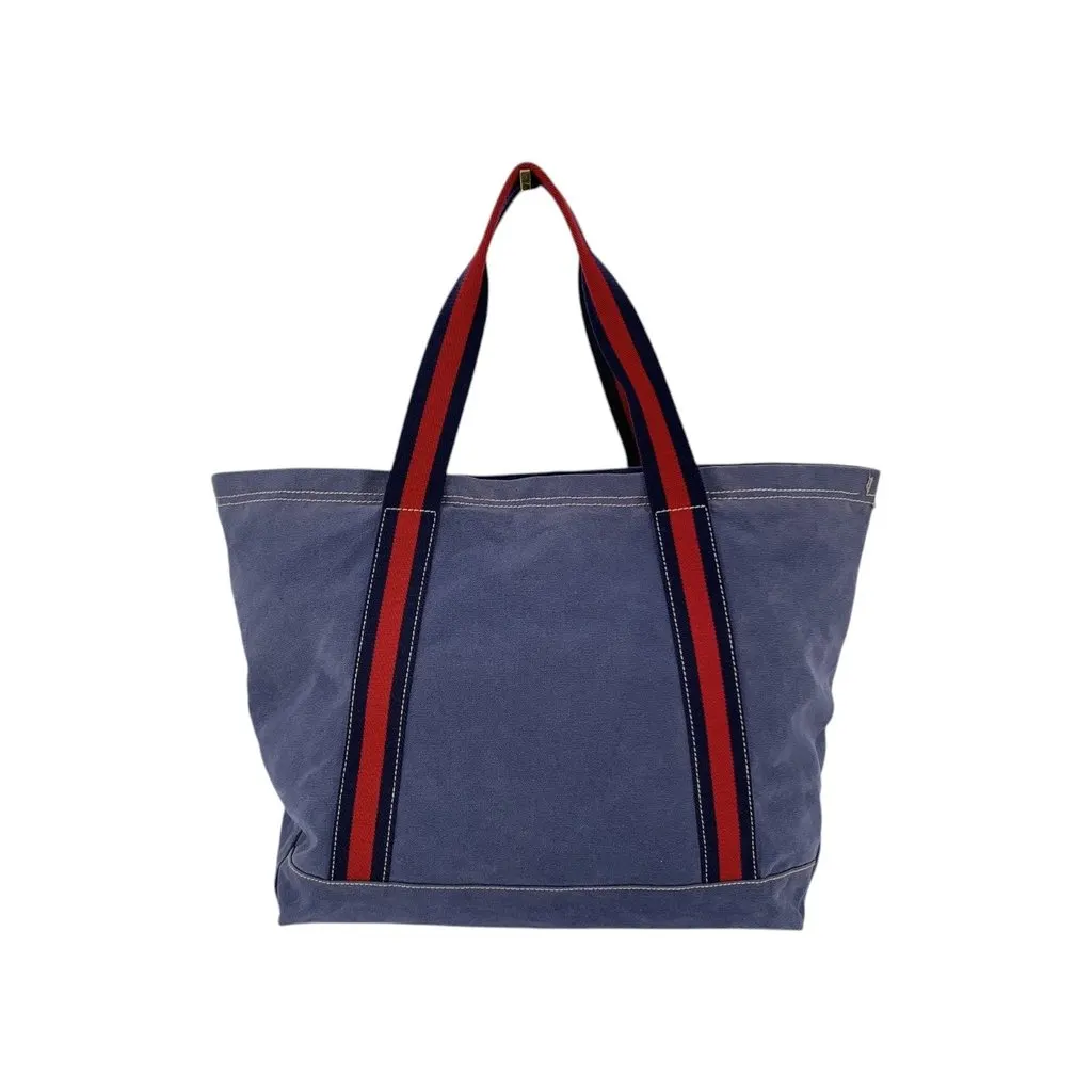 Gucci Tote Bag Crest Logo Red Canvas Good - Inside View